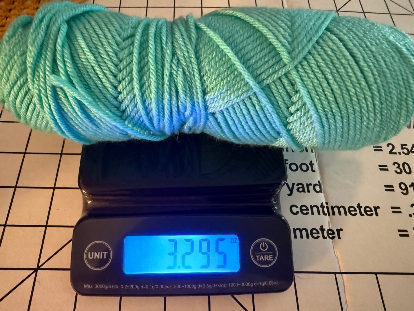 I love this yarn - Hobby Lobby - Turquiose
