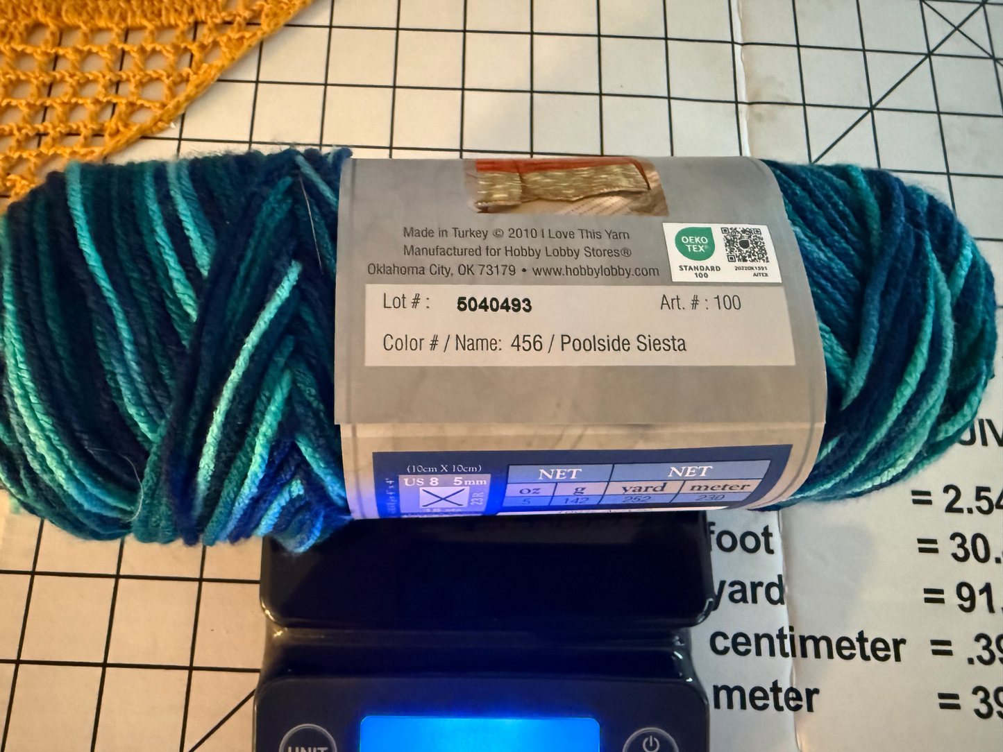 I love this yarn - Hobby Lobby - Poolside Siesta